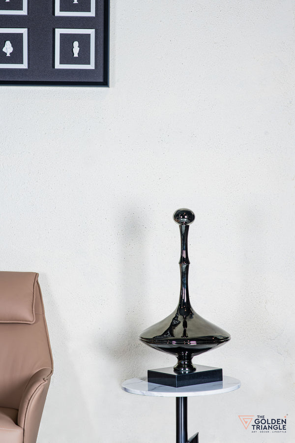 Lior Abstract Sculpture - Gunmetal
