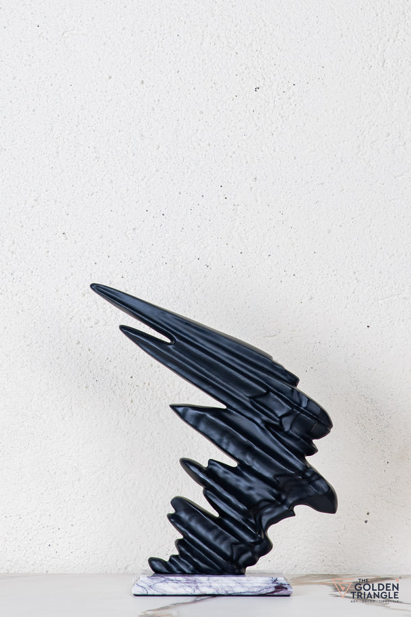 Zyno Abstract Sculpture - Black