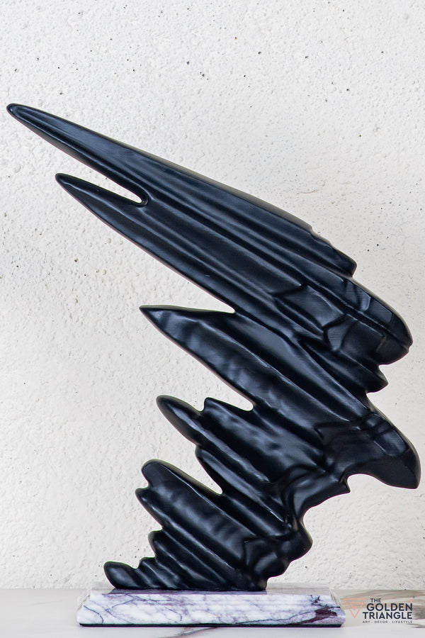 Zyno Abstract Sculpture - Black