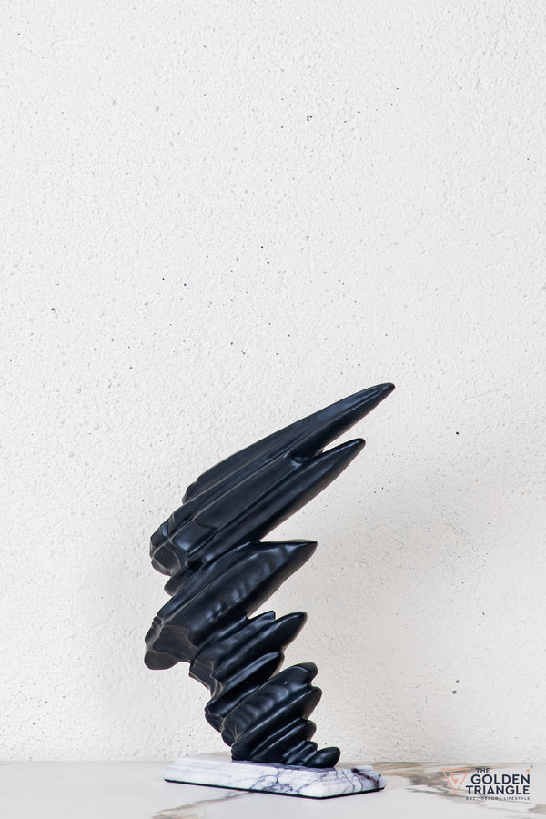 Zyno Abstract Sculpture - Black