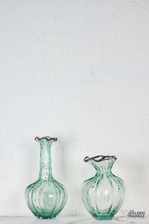 Flora Glass Vase - Ice