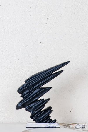 Zyno Abstract Sculpture - Black