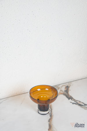 Sogno Glass Vase - Amber