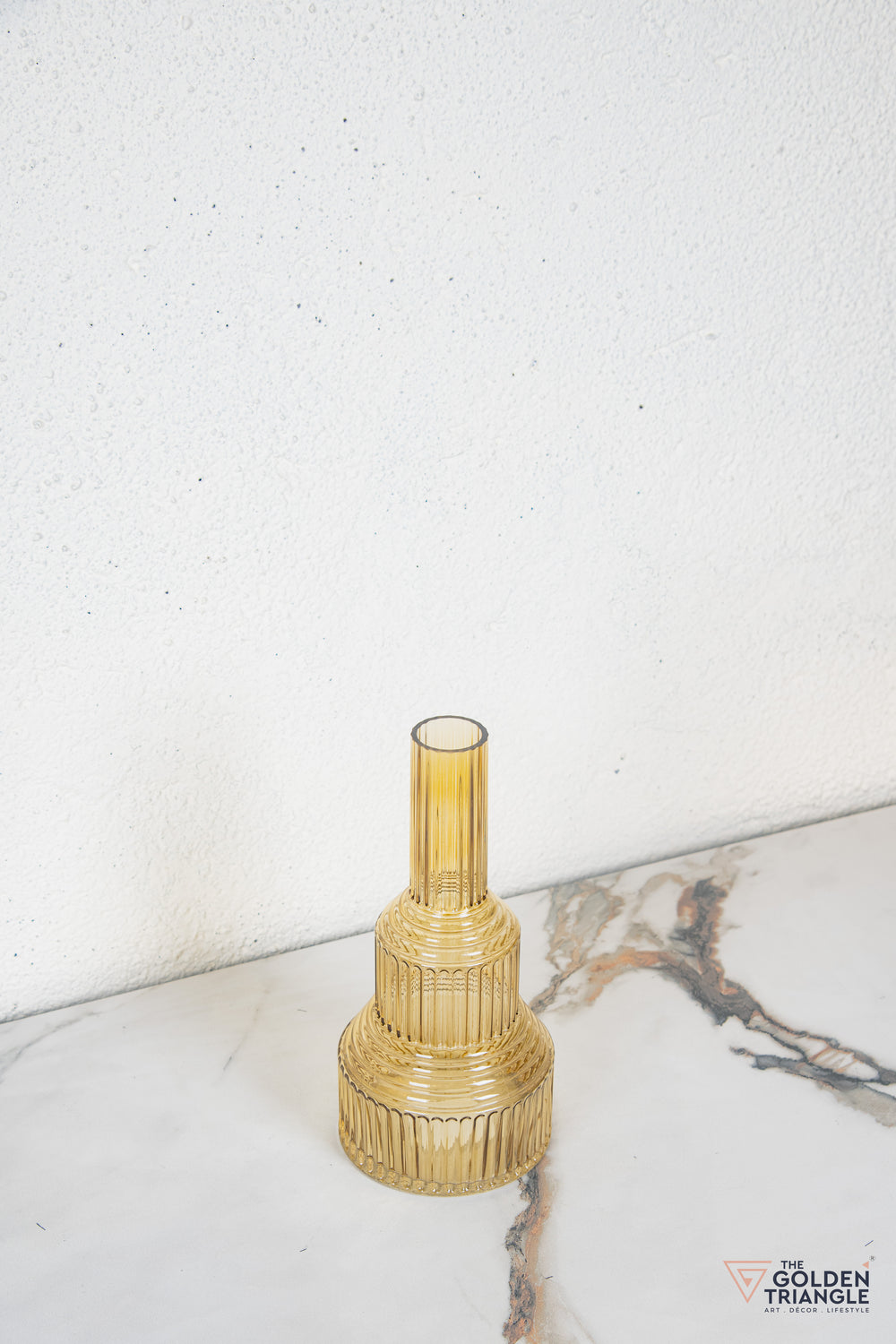 Niva Glass Vase - Yellow