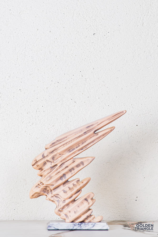 Zyno Abstract Sculpture - Antique Beige