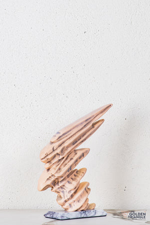 Zyno Abstract Sculpture - Antique Beige