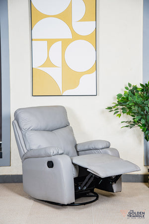 Cove Recliner Swivel Accent Chair - Grey