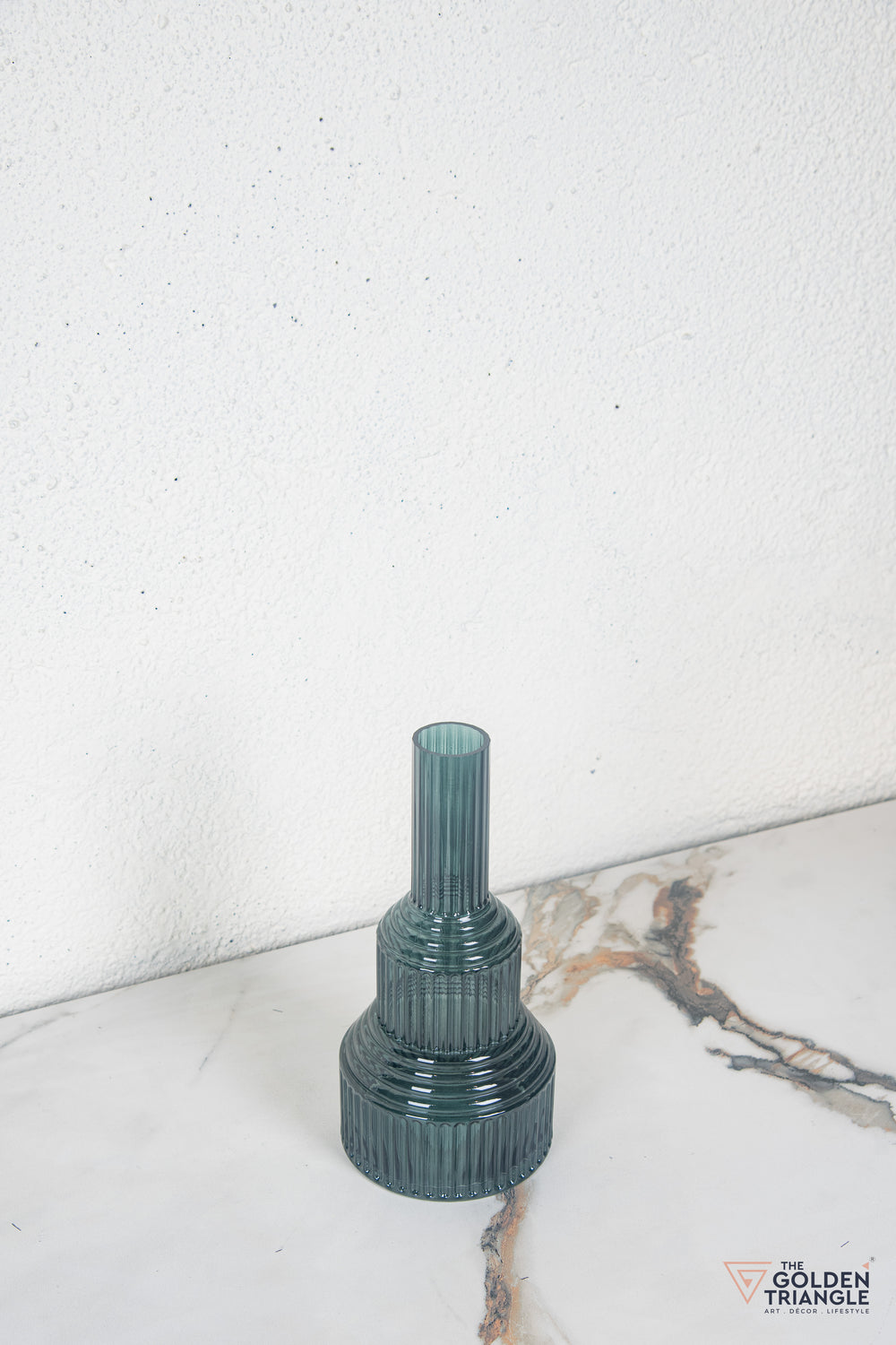 Niva Glass Vase - Smoke