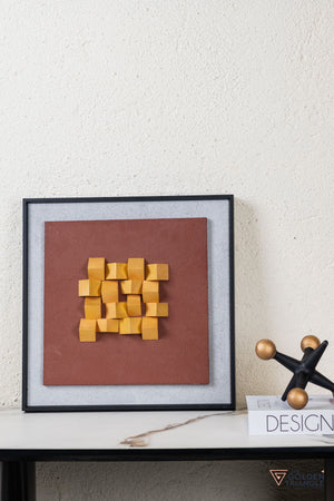 Textured Abstract 3D Wall Art Frame