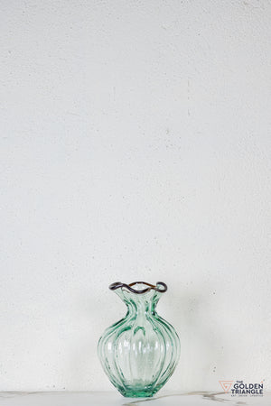 Flora Glass Vase - Ice