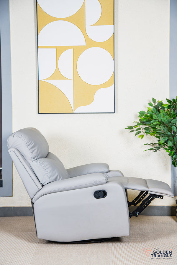 Cove Recliner Swivel Accent Chair - Grey