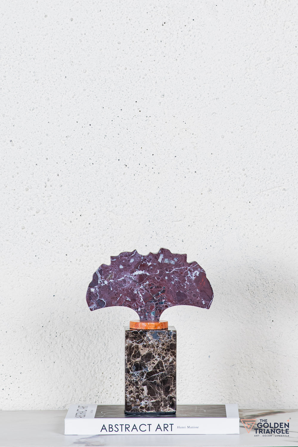 Eiko Marble TableTop Decor - Maroon
