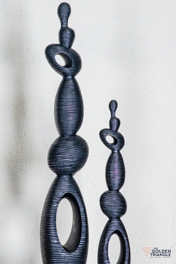 Rivo Abstract Sculpture - Black