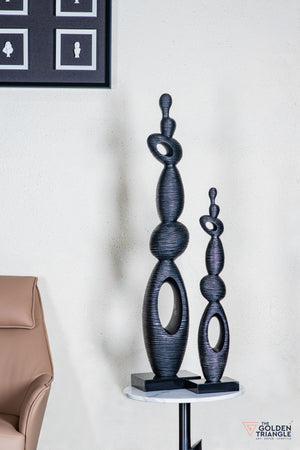 Rivo Abstract Sculpture - Black