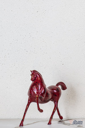 Ember Horse Sculpture - Red