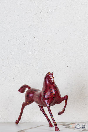 Ember Horse Sculpture - Red