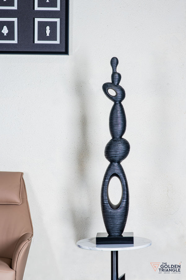 Rivo Abstract Sculpture - Black
