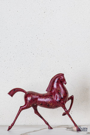 Ember Horse Sculpture - Red