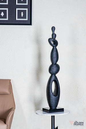 Rivo Abstract Sculpture - Black