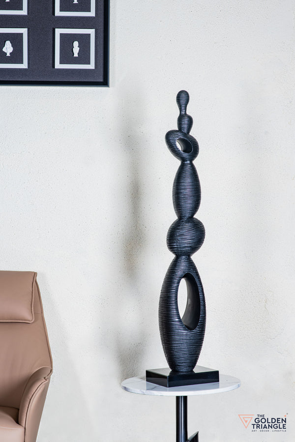 Rivo Abstract Sculpture - Black