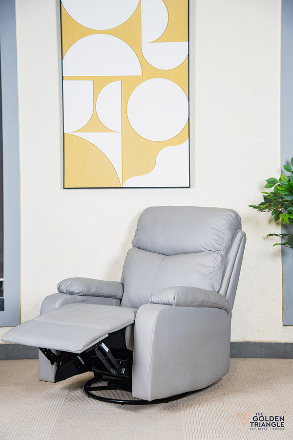 Cove Recliner Swivel Accent Chair - Grey