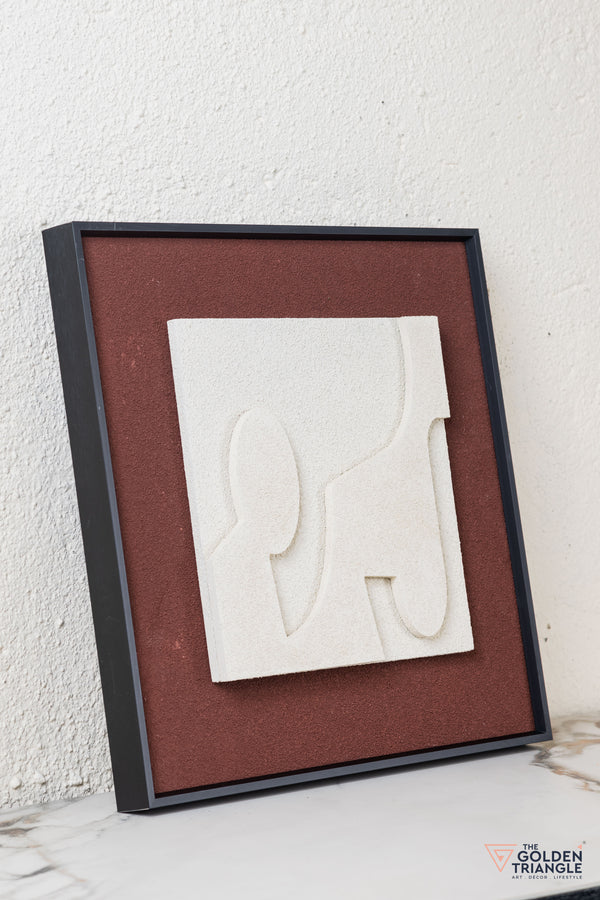 Textured Abstract 3D Wall Art Frame