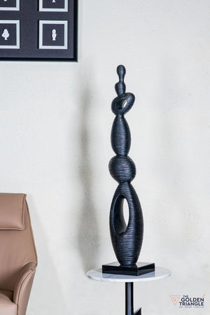 Rivo Abstract Sculpture - Black