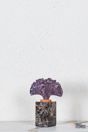 Eiko Marble TableTop Decor - Maroon