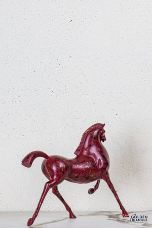 Ember Horse Sculpture - Red
