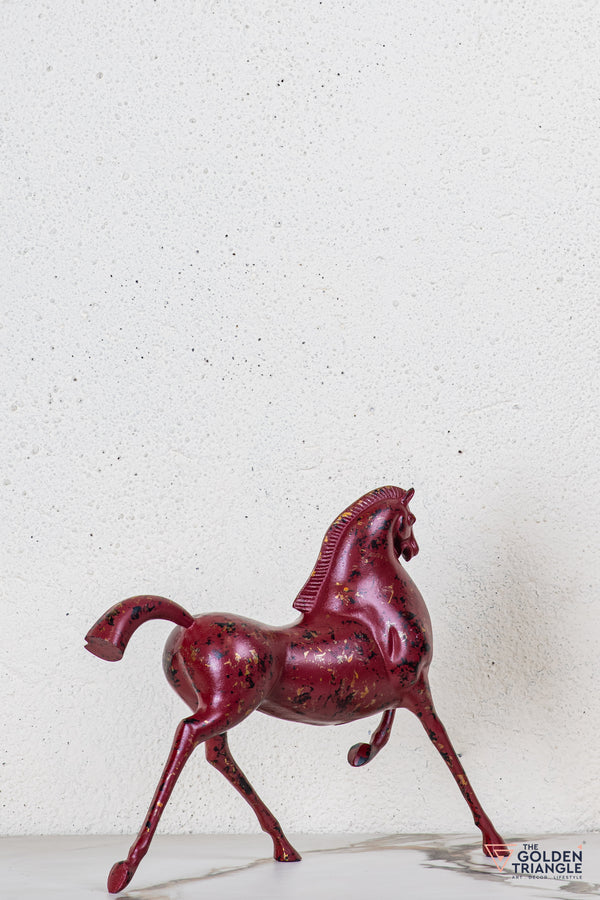Ember Horse Sculpture - Red