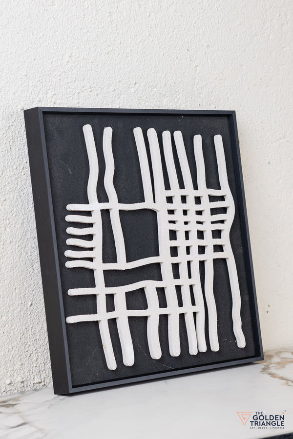 Textured Abstract 3D Wall Art Frame