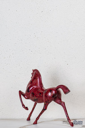 Ember Horse Sculpture - Red
