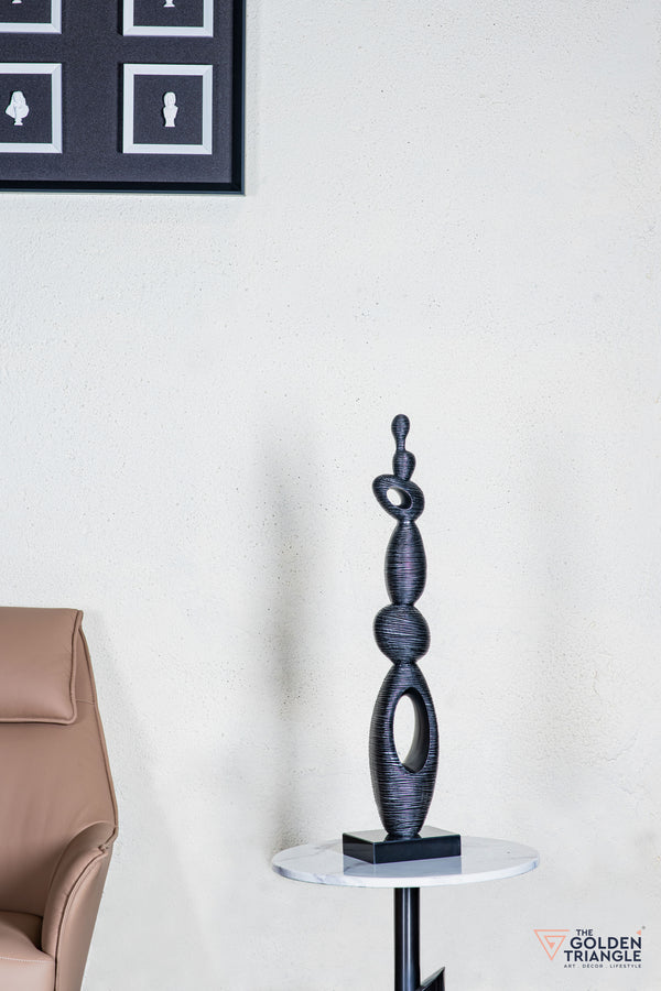 Rivo Abstract Sculpture - Black