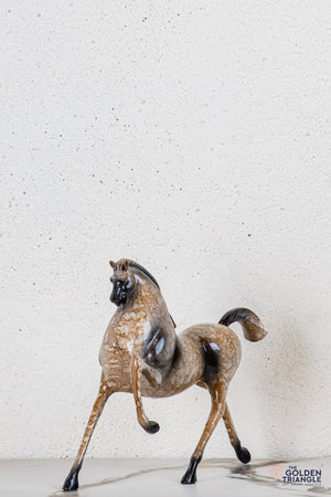 Ember Horse Sculpture - Beige