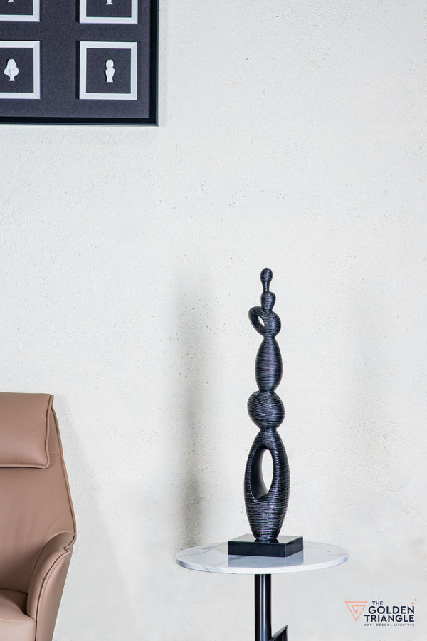 Rivo Abstract Sculpture - Black