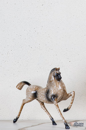 Ember Horse Sculpture - Beige