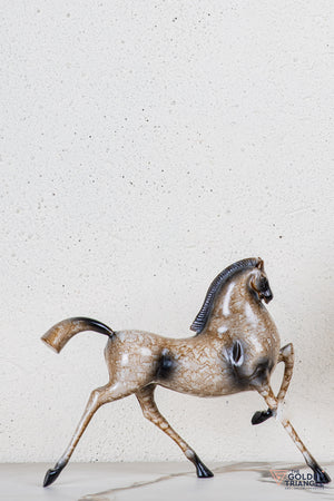 Ember Horse Sculpture - Beige