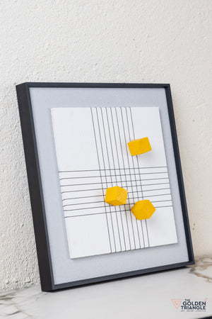 Textured Abstract 3D Wall Art Frame