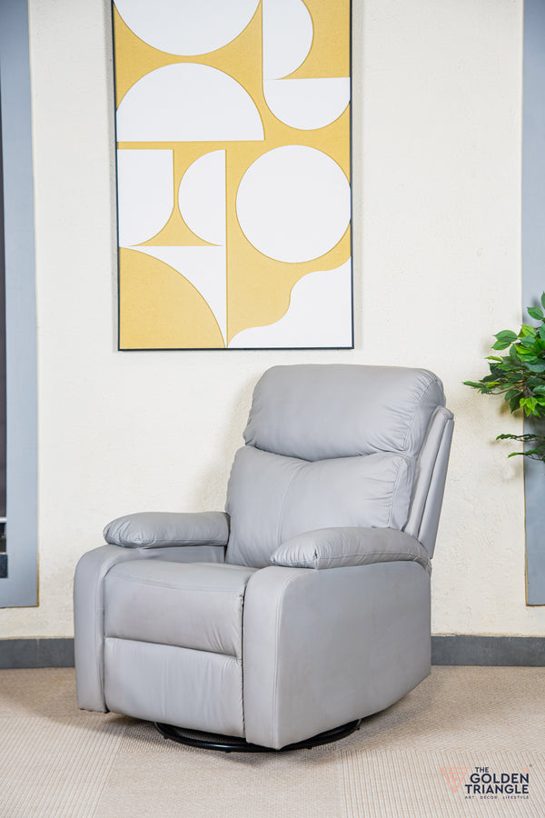 Cove Recliner Swivel Accent Chair - Grey