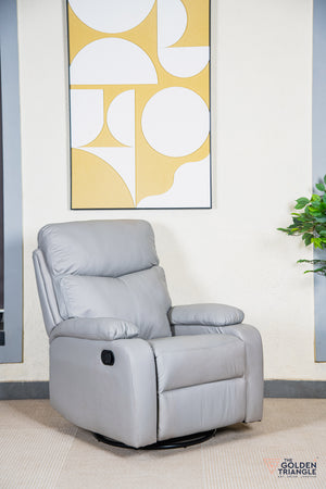 Cove Recliner Swivel Accent Chair - Grey