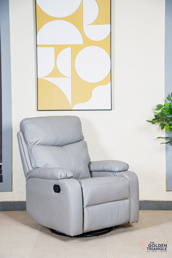 Cove Recliner Swivel Accent Chair - Grey