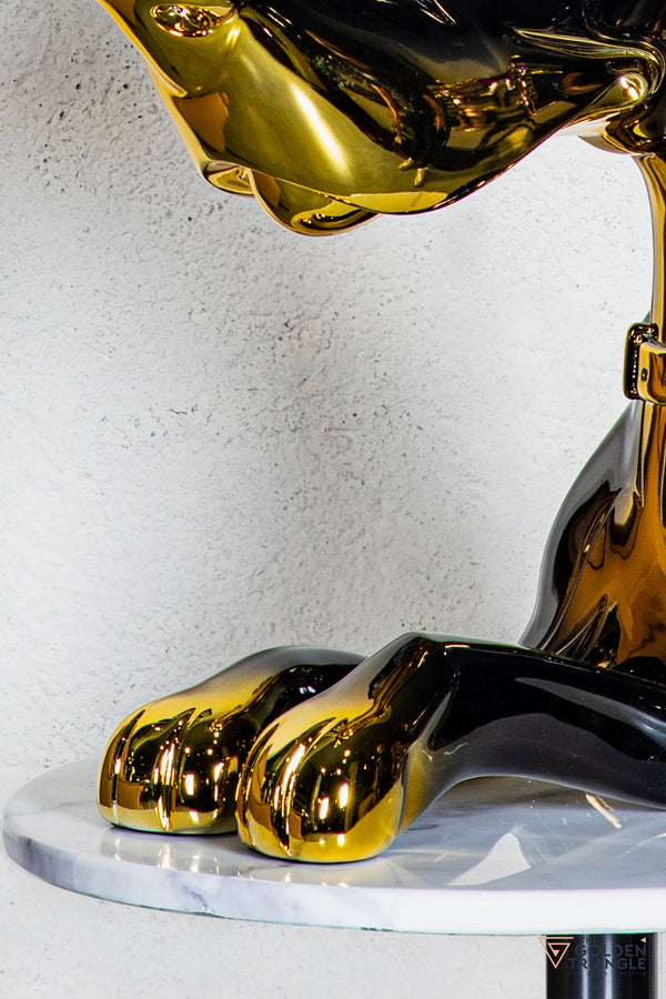 Scooby Dob Sculpture - Gold/Black