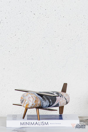 Arova Marble Plane TableTop Decor