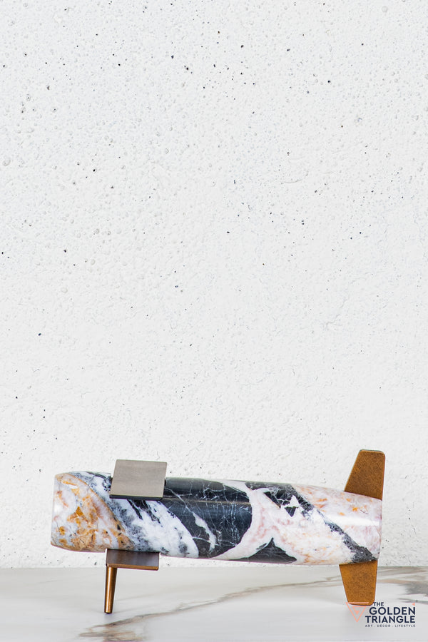 Arova Marble Plane TableTop Decor