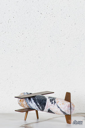 Arova Marble Plane TableTop Decor