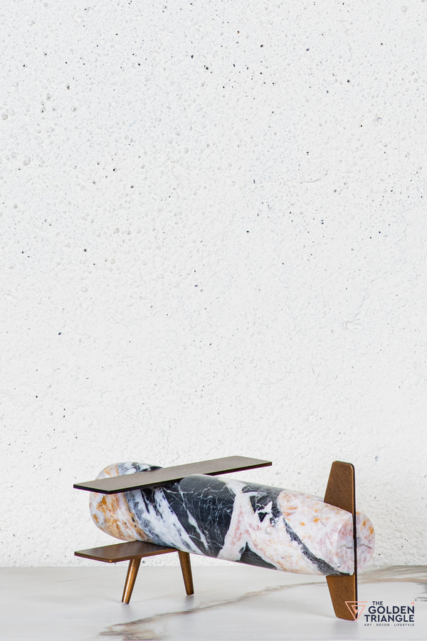 Arova Marble Plane TableTop Decor
