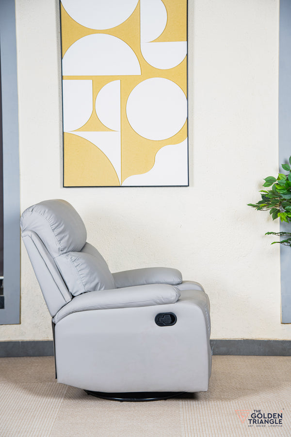 Cove Recliner Swivel Accent Chair - Grey