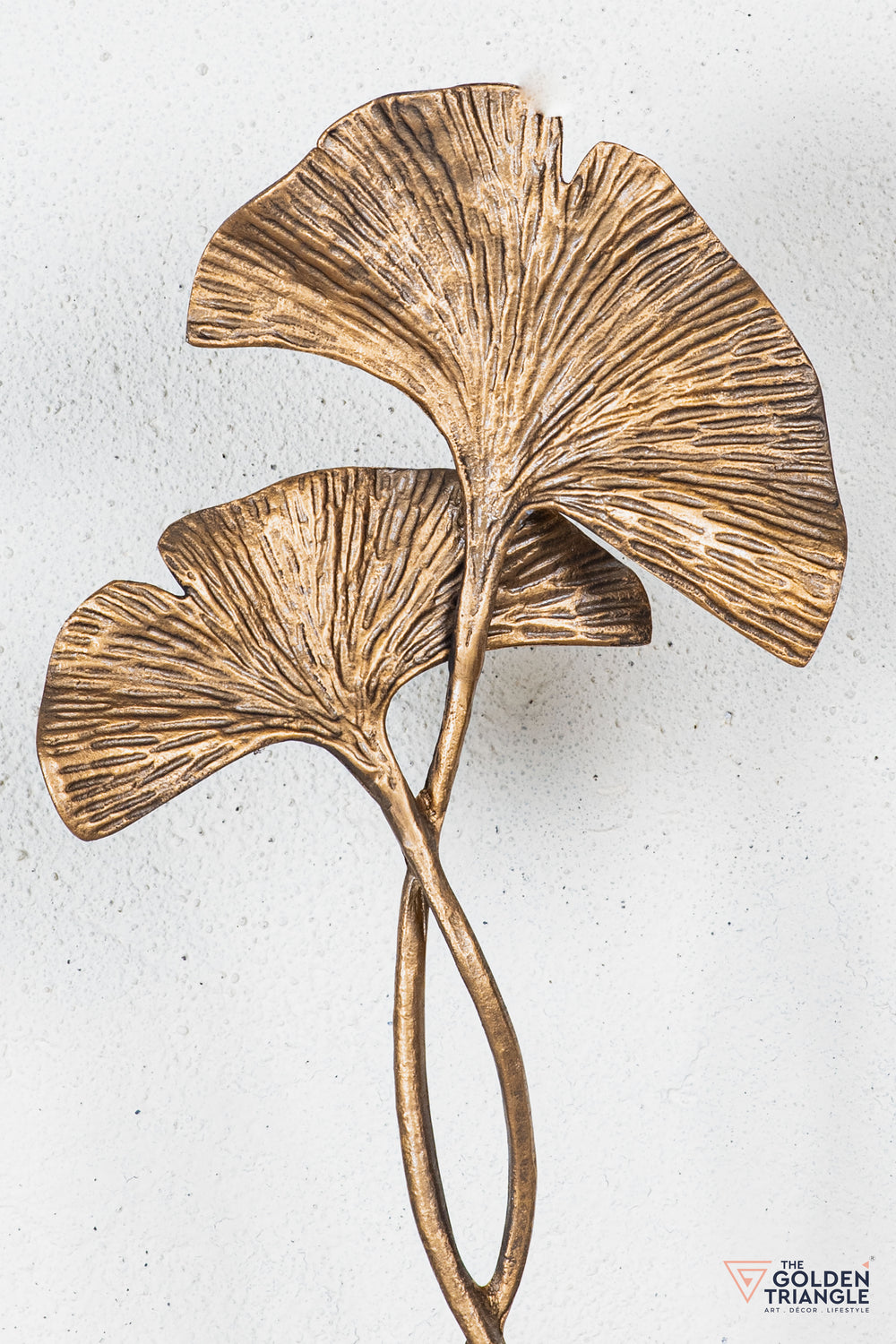 Zoon Floral Sculpture - Antique Gold