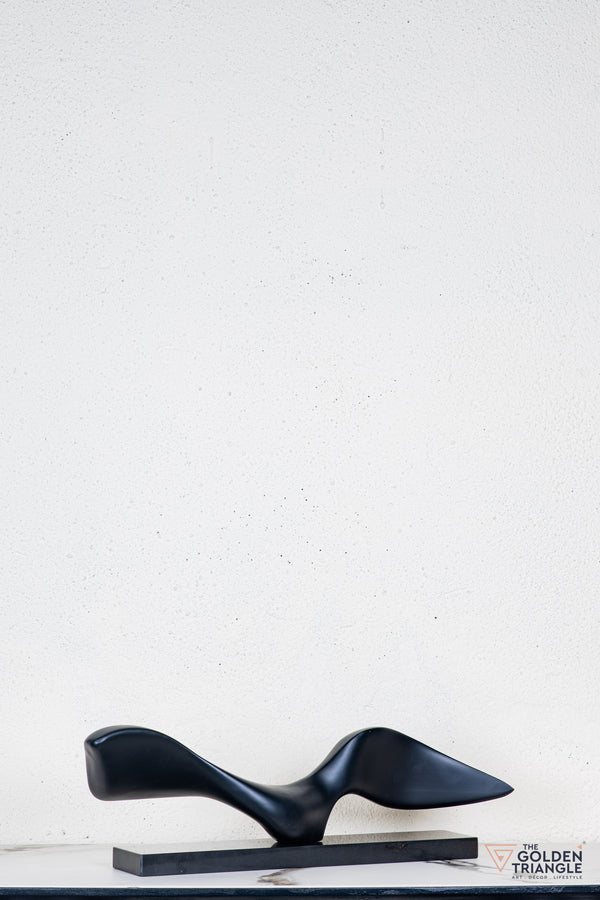 Zenvia Abstract Sculpture - Black