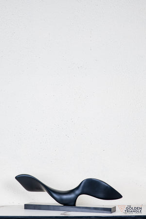 Zenvia Abstract Sculpture - Black